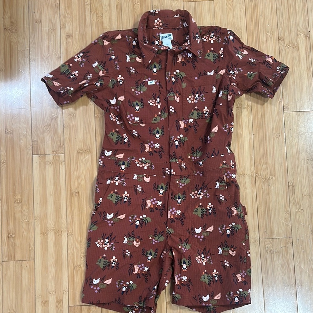 Duluth Trading Co Garden Gnome Romper/Jumpsuit